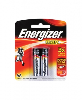Energizer® MAX AA Alkaline Batteries - 2pcs pack